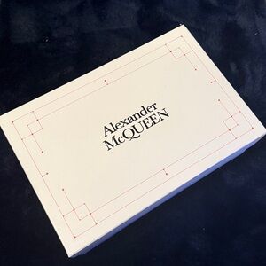Alexander McQueen White Gift Box with Red Accents
